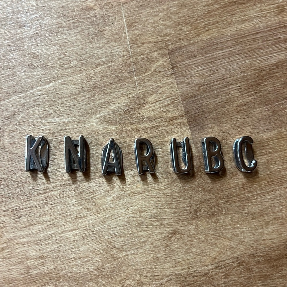 Lot of keep collective silver letters